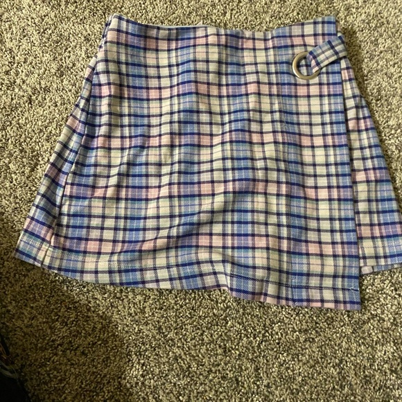 JUSTICE - PINK AND BLUE SKIRT - Picture 1 of 6